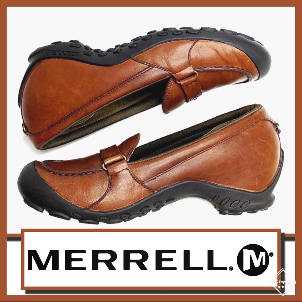 EUC Merrell Plaza Glide Saddle Loafer Sz 7.5